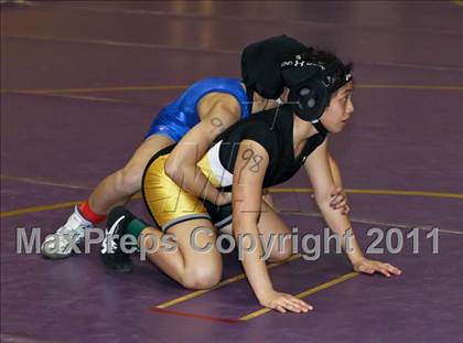 Thumbnail 2 in CIF State Girls Wrestling Championships (Semifinals) photogallery.