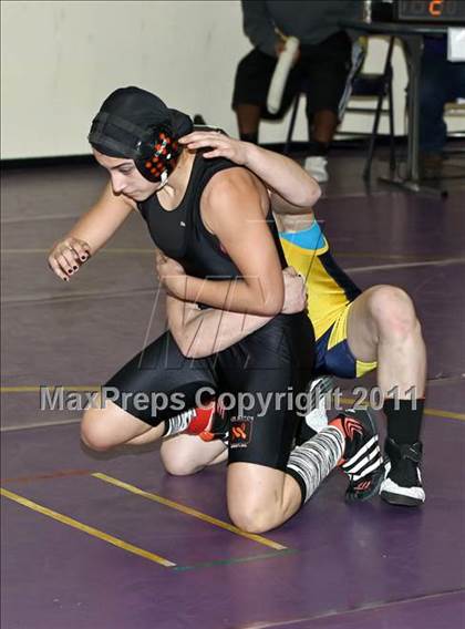 Thumbnail 1 in CIF State Girls Wrestling Championships (Semifinals) photogallery.