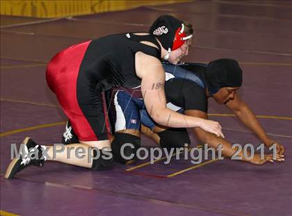 Thumbnail 1 in CIF State Girls Wrestling Championships (Semifinals) photogallery.