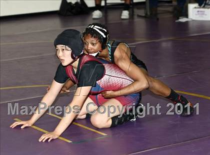 Thumbnail 3 in CIF State Girls Wrestling Championships (Semifinals) photogallery.