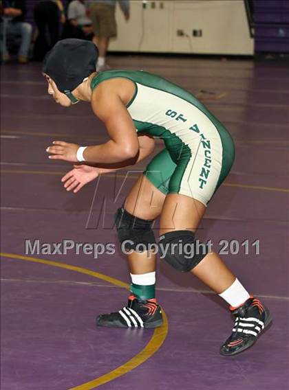 Thumbnail 2 in CIF State Girls Wrestling Championships (Semifinals) photogallery.