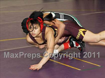 Thumbnail 3 in CIF State Girls Wrestling Championships (Semifinals) photogallery.