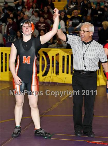 Thumbnail 1 in CIF State Girls Wrestling Championships (Semifinals) photogallery.