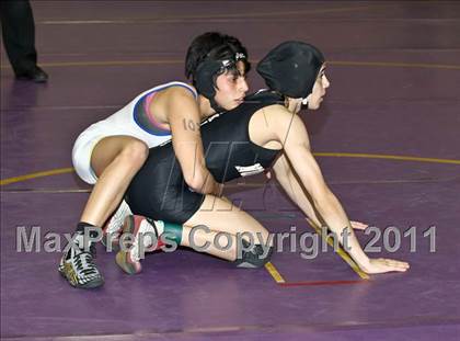 Thumbnail 3 in CIF State Girls Wrestling Championships (Semifinals) photogallery.