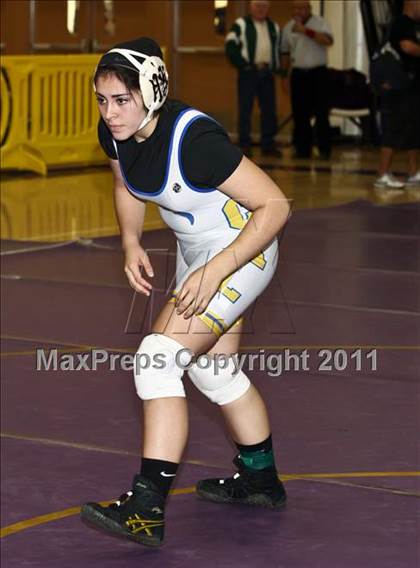 Thumbnail 2 in CIF State Girls Wrestling Championships (Semifinals) photogallery.