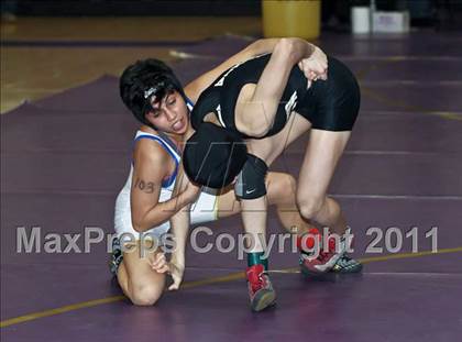 Thumbnail 2 in CIF State Girls Wrestling Championships (Semifinals) photogallery.
