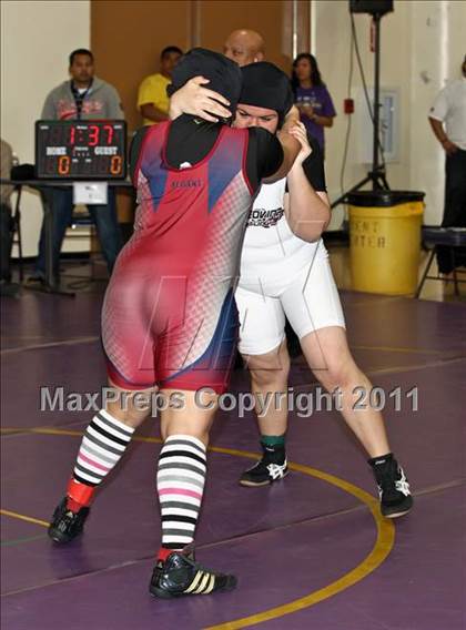 Thumbnail 1 in CIF State Girls Wrestling Championships (Semifinals) photogallery.