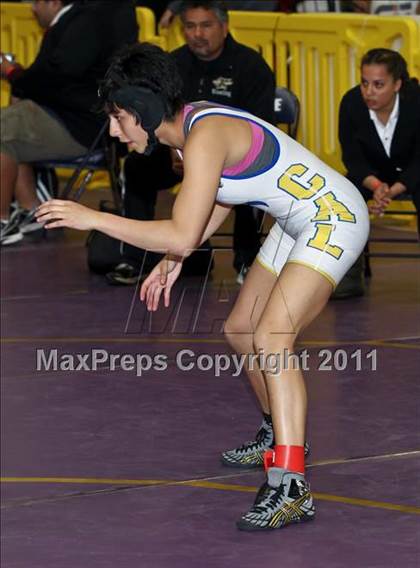 Thumbnail 2 in CIF State Girls Wrestling Championships (Semifinals) photogallery.