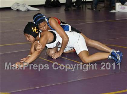 Thumbnail 2 in CIF State Girls Wrestling Championships (Semifinals) photogallery.
