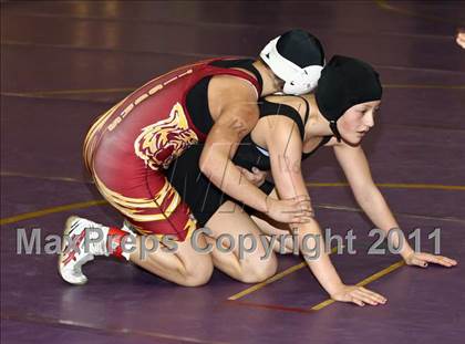 Thumbnail 1 in CIF State Girls Wrestling Championships (Semifinals) photogallery.