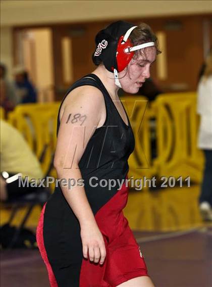 Thumbnail 2 in CIF State Girls Wrestling Championships (Semifinals) photogallery.