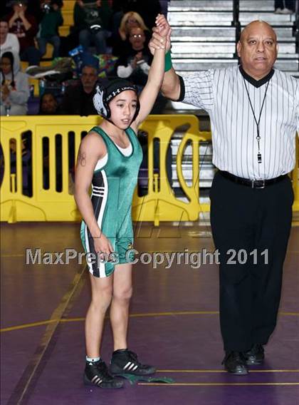 Thumbnail 1 in CIF State Girls Wrestling Championships (Semifinals) photogallery.