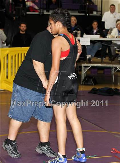 Thumbnail 1 in CIF State Girls Wrestling Championships (Semifinals) photogallery.