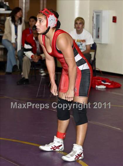 Thumbnail 3 in CIF State Girls Wrestling Championships (Semifinals) photogallery.