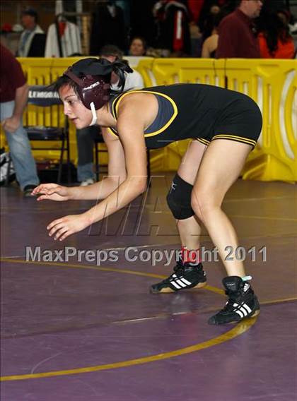 Thumbnail 1 in CIF State Girls Wrestling Championships (Semifinals) photogallery.