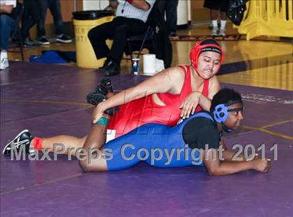 Thumbnail 3 in CIF State Girls Wrestling Championships (Semifinals) photogallery.