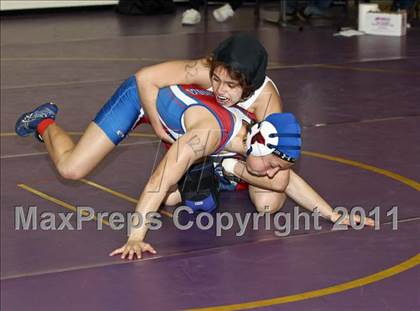 Thumbnail 2 in CIF State Girls Wrestling Championships (Semifinals) photogallery.