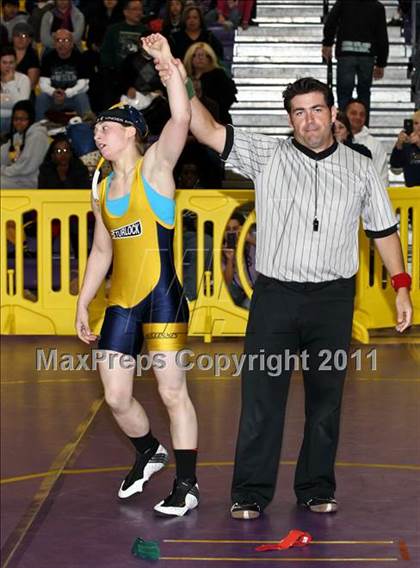 Thumbnail 1 in CIF State Girls Wrestling Championships (Semifinals) photogallery.