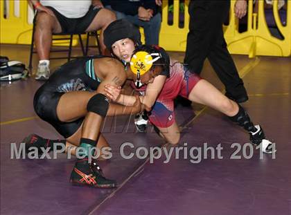 Thumbnail 3 in CIF State Girls Wrestling Championships (Semifinals) photogallery.