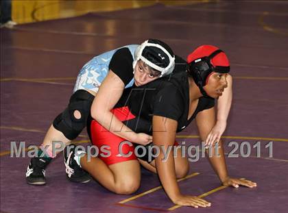 Thumbnail 2 in CIF State Girls Wrestling Championships (Semifinals) photogallery.