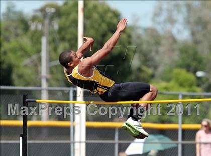 Thumbnail 2 in CIF NS D1 Track & Field Championships (Boys High Jump) photogallery.