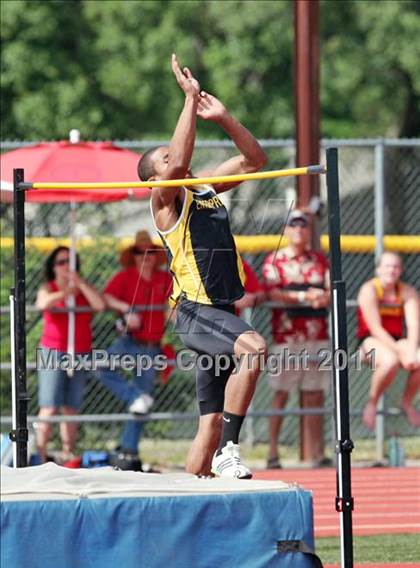 Thumbnail 3 in CIF NS D1 Track & Field Championships (Boys High Jump) photogallery.