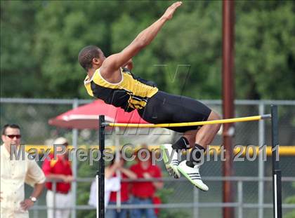 Thumbnail 2 in CIF NS D1 Track & Field Championships (Boys High Jump) photogallery.