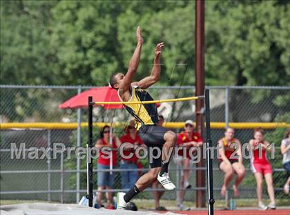 Thumbnail 2 in CIF NS D1 Track & Field Championships (Boys High Jump) photogallery.