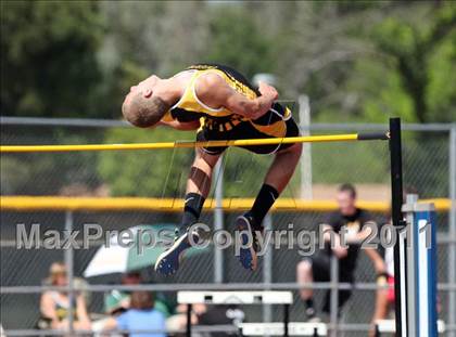 Thumbnail 1 in CIF NS D1 Track & Field Championships (Boys High Jump) photogallery.