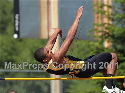 Thumbnail 2 in CIF NS D1 Track & Field Championships (Boys High Jump) photogallery.
