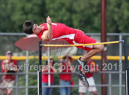 Thumbnail 2 in CIF NS D1 Track & Field Championships (Boys High Jump) photogallery.