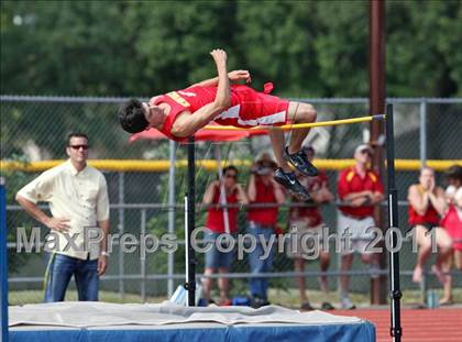Thumbnail 3 in CIF NS D1 Track & Field Championships (Boys High Jump) photogallery.