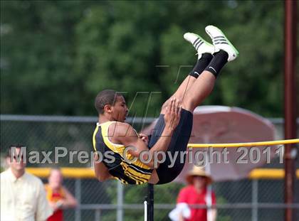 Thumbnail 2 in CIF NS D1 Track & Field Championships (Boys High Jump) photogallery.