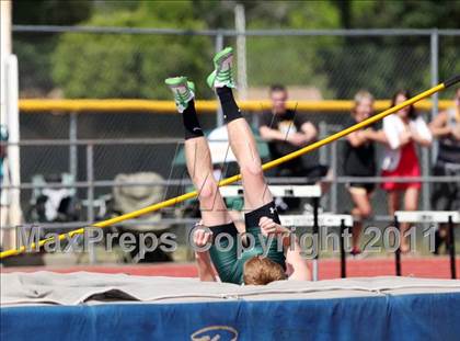 Thumbnail 2 in CIF NS D1 Track & Field Championships (Boys High Jump) photogallery.