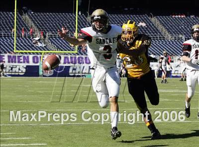 Thumbnail 3 in Santa Fe Christian vs. Mission Bay (SDS D4 Final) photogallery.