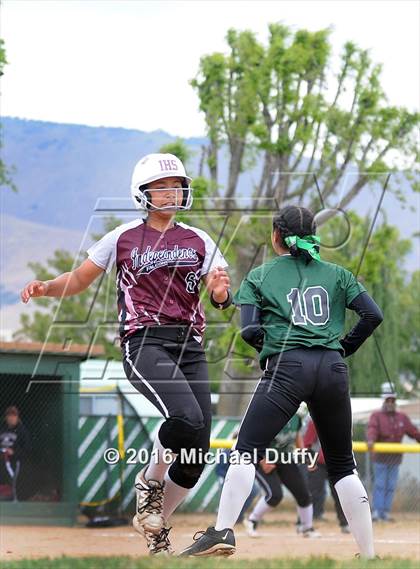 Thumbnail 3 in Independence vs. Tehachapi (CIF CS Semifinal) photogallery.