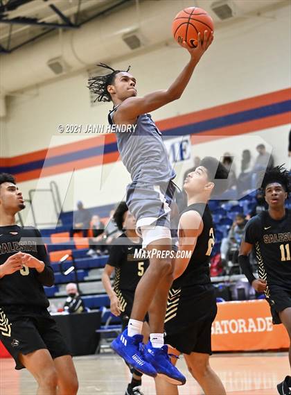 Thumbnail 1 in Salesian College Preparatory vs. Bishop O'Connell (Tarkanian Classic) photogallery.