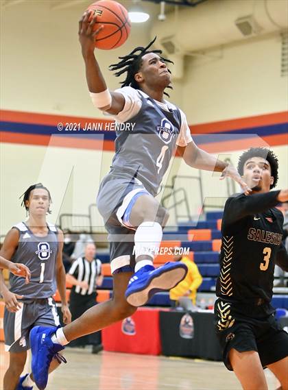 Thumbnail 2 in Salesian College Preparatory vs. Bishop O'Connell (Tarkanian Classic) photogallery.