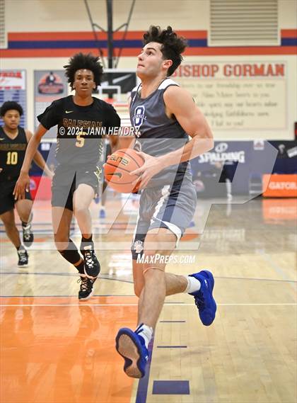 Thumbnail 2 in Salesian College Preparatory vs. Bishop O'Connell (Tarkanian Classic) photogallery.