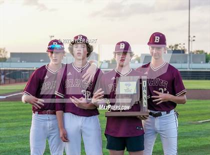 Thumbnail 2 in Tri-West Hendricks vs. Brebeuf Jesuit Preparatory (IHSAA 3A Sectional Final) photogallery.