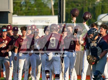 Thumbnail 2 in Tri-West Hendricks vs. Brebeuf Jesuit Preparatory (IHSAA 3A Sectional Final) photogallery.