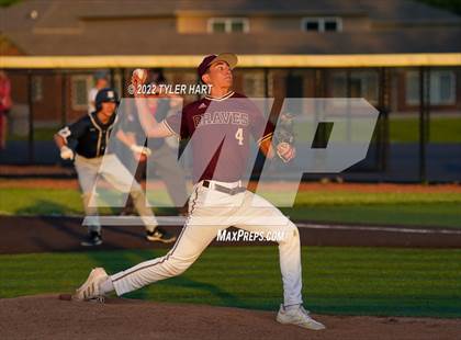 Thumbnail 2 in Tri-West Hendricks vs. Brebeuf Jesuit Preparatory (IHSAA 3A Sectional Final) photogallery.