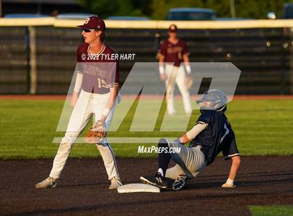 Thumbnail 3 in Tri-West Hendricks vs. Brebeuf Jesuit Preparatory (IHSAA 3A Sectional Final) photogallery.