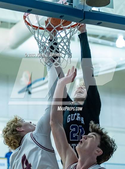 Thumbnail 3 in Brebeuf Jesuit Preparatory vs. Guerin Catholic (IHSAA 3A Sectional 27 semi-final) photogallery.