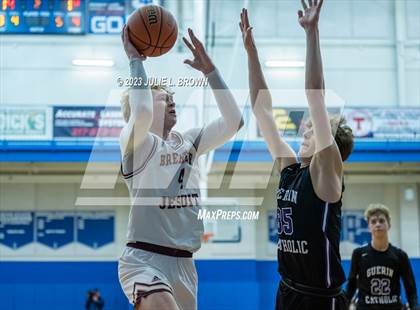 Thumbnail 3 in Brebeuf Jesuit Preparatory vs. Guerin Catholic (IHSAA 3A Sectional 27 semi-final) photogallery.