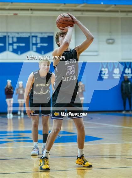 Thumbnail 1 in Brebeuf Jesuit Preparatory vs. Guerin Catholic (IHSAA 3A Sectional 27 semi-final) photogallery.