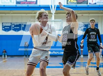 Thumbnail 2 in Brebeuf Jesuit Preparatory vs. Guerin Catholic (IHSAA 3A Sectional 27 semi-final) photogallery.