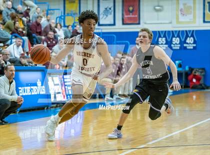 Thumbnail 2 in Brebeuf Jesuit Preparatory vs. Guerin Catholic (IHSAA 3A Sectional 27 semi-final) photogallery.