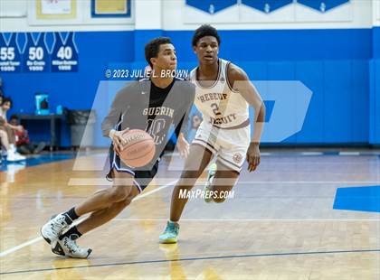 Thumbnail 3 in Brebeuf Jesuit Preparatory vs. Guerin Catholic (IHSAA 3A Sectional 27 semi-final) photogallery.