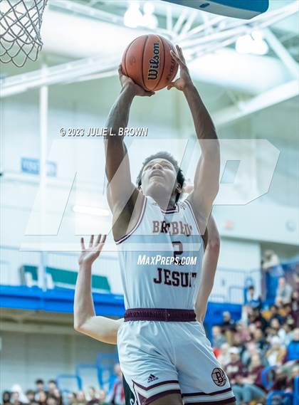 Thumbnail 3 in Brebeuf Jesuit Preparatory vs. Guerin Catholic (IHSAA 3A Sectional 27 semi-final) photogallery.